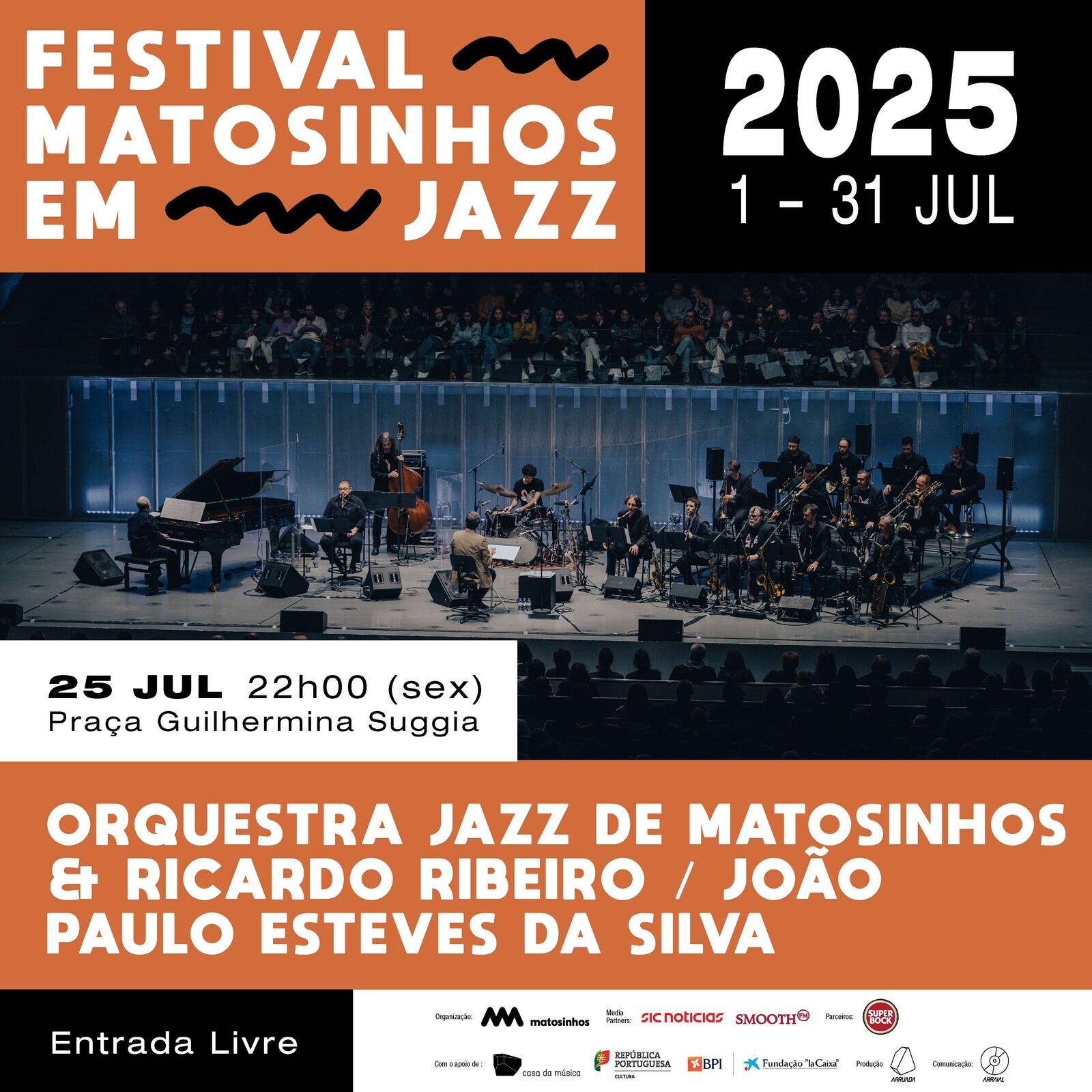 Orquestra Jazz de Matosinhos & Ricardo Ribeiro / Jo&atilde;o Paulo Esteves da Silva 
